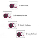 Retractable Nylon Leads Extending Outdoor Walking