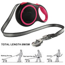 Retractable Nylon Leads Extending Outdoor Walking