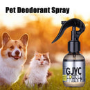 100ml Safety Lock Dog Deodorant Long-Lasting Dogs Cats Body Perfume Spray Natural Fresh Scent Deodorant Perfume Pet Spray