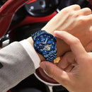 POEDAGAR Luxury Men Wristwatch Fashion Date Hollow Tourbillon M